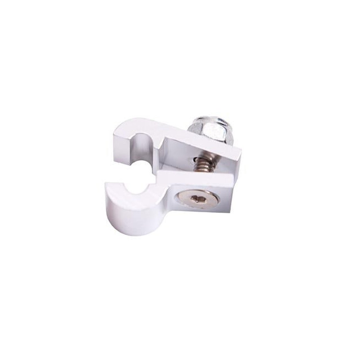 Aeroflow AF157-03S-10 Billet P Style Clamp 3/16 Line Silver 4.7mm ID or 3/16" 10Pk