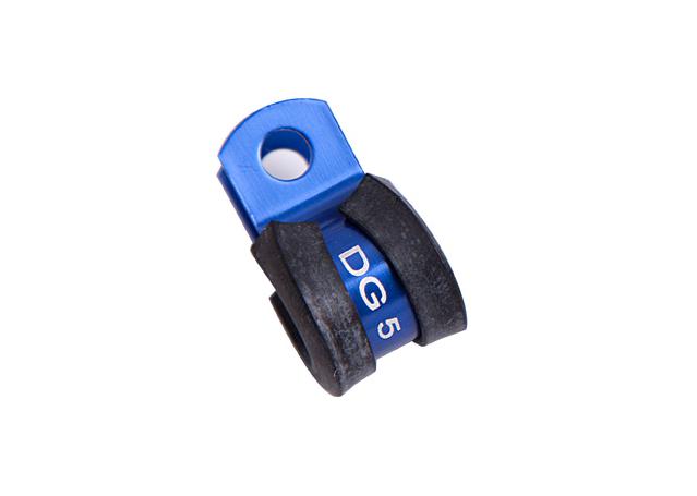 Aeroflow AF158-10 Cushioned P Clamps -10AN 5Pk Blue 15.8mm ID or 5/8" ID