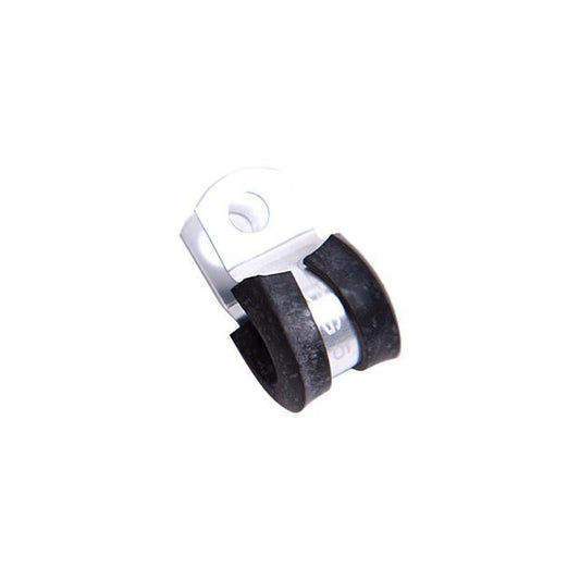 Aeroflow AF158-08S Cushioned P Clamps -8AN 5Pk Silver 12.6mm ID or 1/2" ID