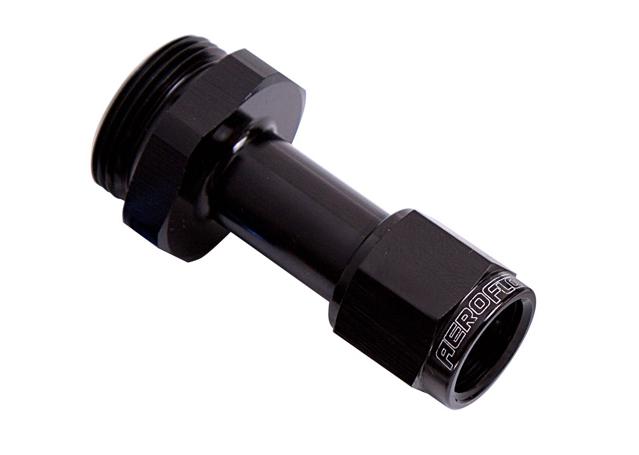 Aeroflow AF160-08-1BLK -8AN Female To Holley 4150 Black Swivel Nut (Pair)