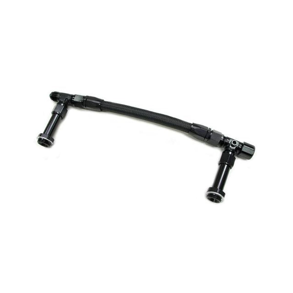 Aeroflow AF162-08BLK Holley Dual Inlet -8AN 4500 Black Suits Dominator Carbs