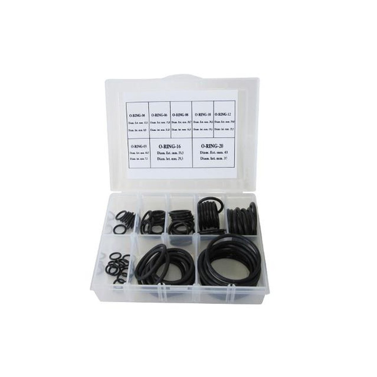 Aeroflow AF175-KIT Epr O-Rings -3 To -20AN Pk 10 Of Each In Plastic Case