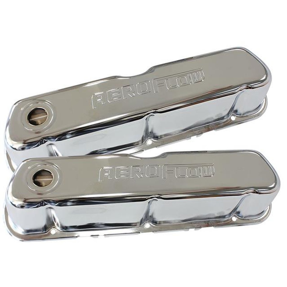 Aeroflow AF1821-5002 Valve Cover Chrome With Logo Fits Ford 289-351W Sbf