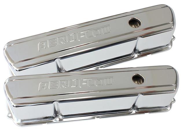 Aeroflow AF1821-5004 Valve Cover Chrome With Logo Fits Holden 253-308