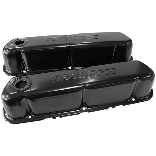 Aeroflow AF1822-5002 Valve Cover Black With Logo Fits Ford 289-351W Sbf