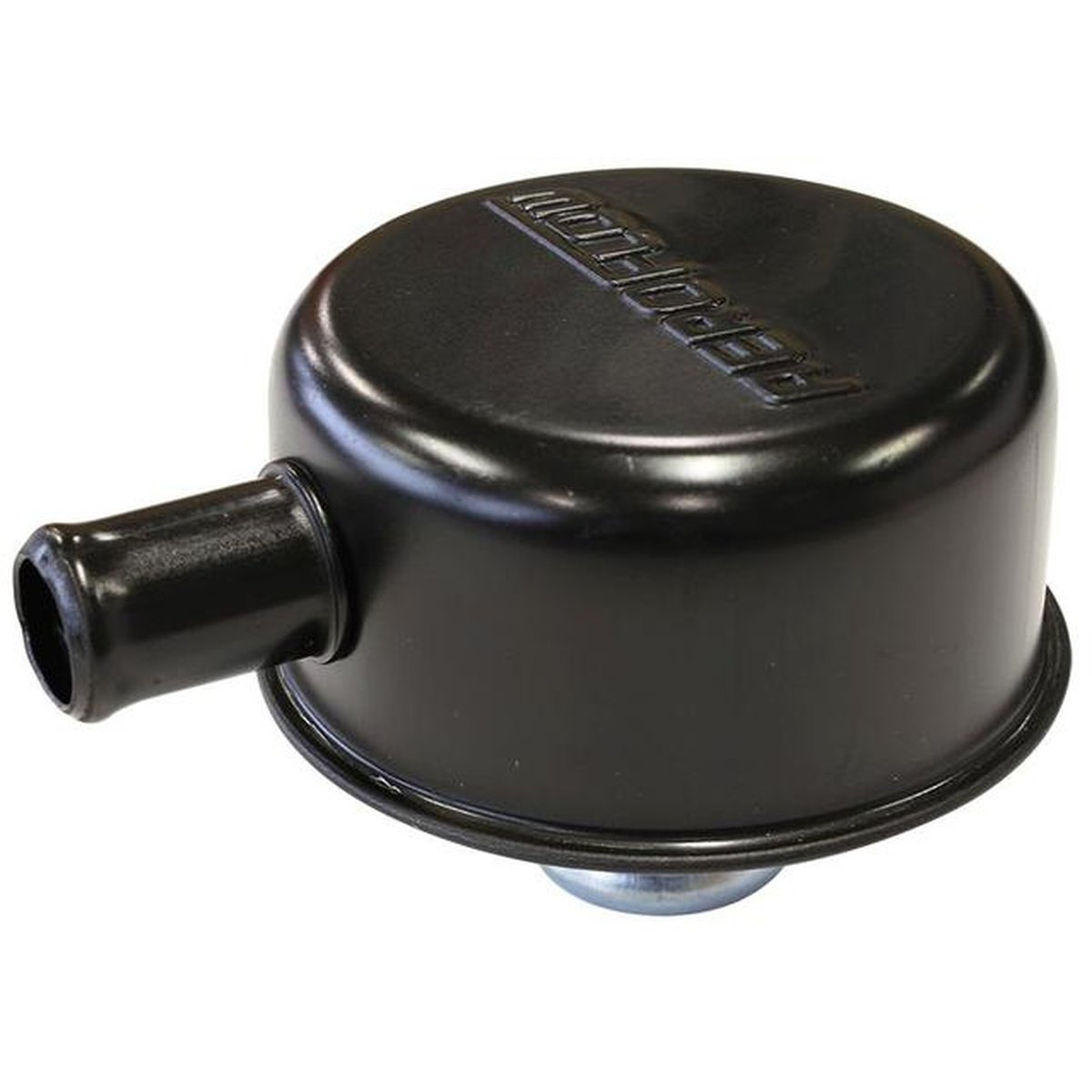 Aeroflow AF1822-7001 Black Valve Cover Breather Push In, With 5/8" Spout W/Log