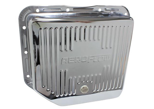 Aeroflow AF1825-3003 Deep Transmission PAN Chrome W/ Drain Plug Fits Th350