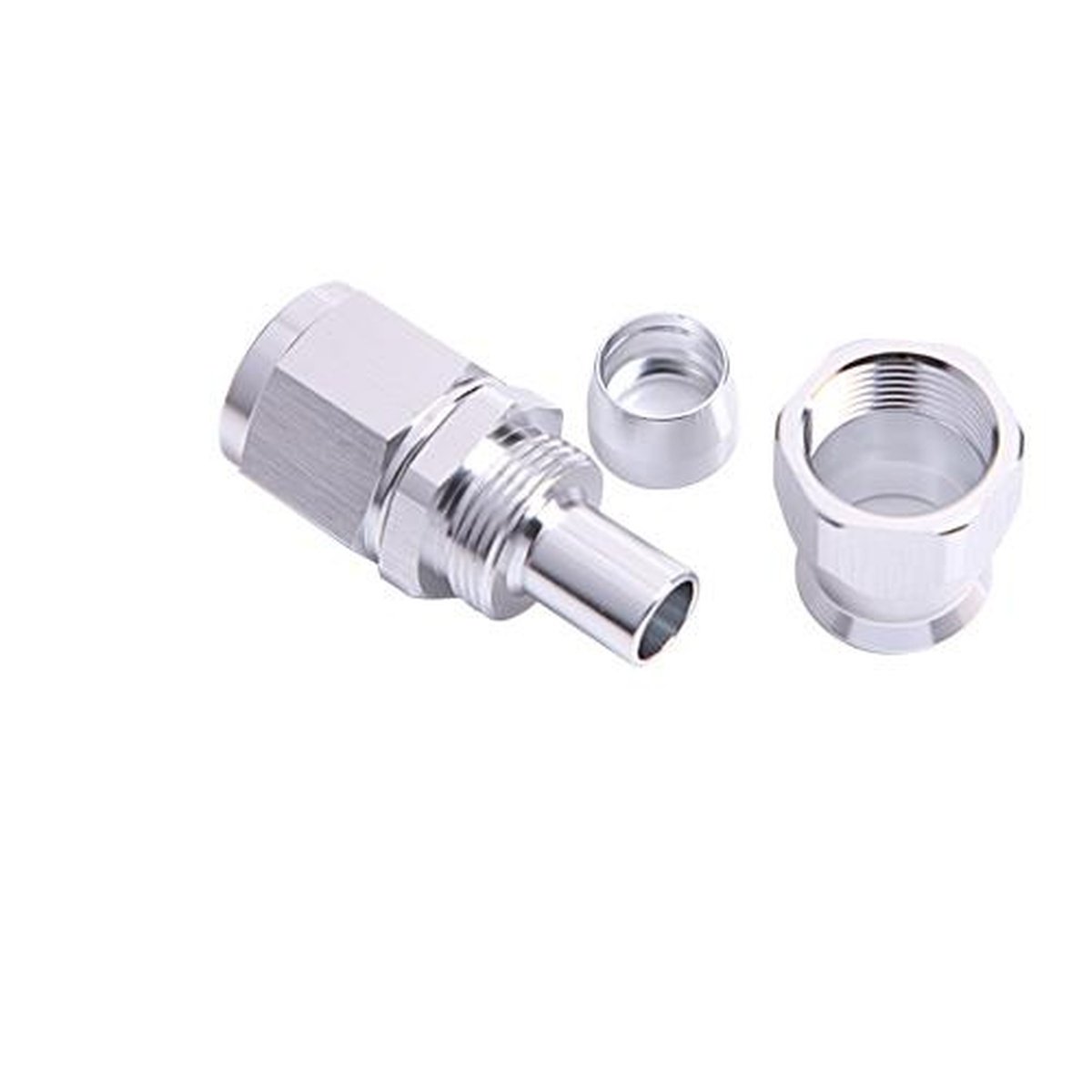 Aeroflow AF201-04-03 Stainless Straight Hose -4 Swivel To -3 Hose End Teflon Hose AF201-04-03