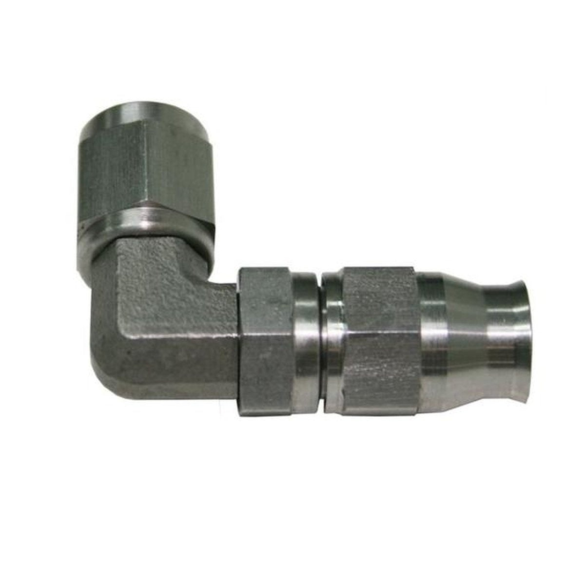 Aeroflow AF203-06S Steel 90 Deg Hose End -6AN Steel Full Swivel Suits Teflon AF203-06S