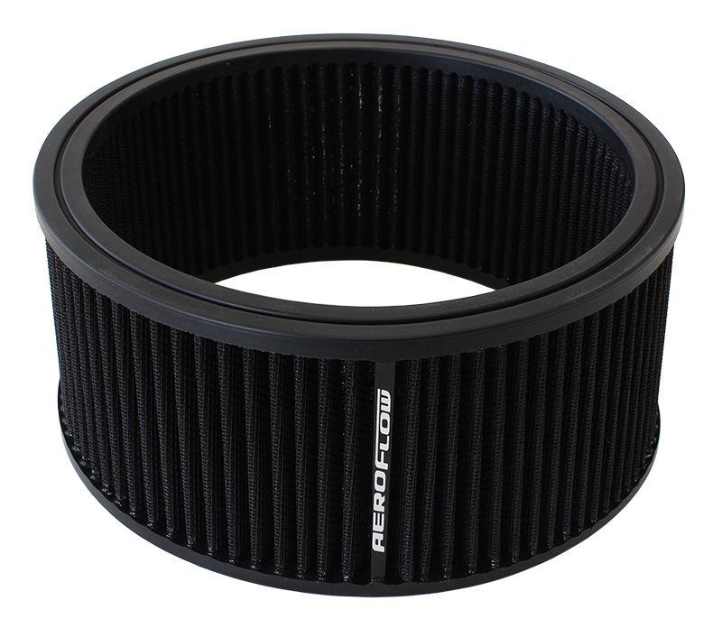 Aeroflow AF2041-3640 Round Air Filter 9" X 4" Washable Cotton Element