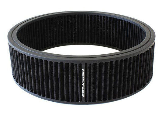 Aeroflow AF2041-3750 Round Air Filter 14" X 4" Washable Cotton Element