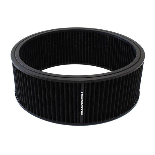 Aeroflow AF2041-3760 Round Air Filter 14" X 5" Washable Cotton Element