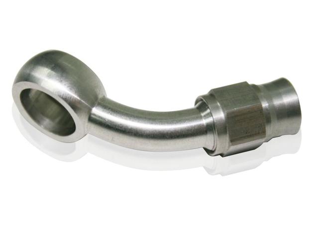 Aeroflow AF208-03 -3AN 45Deg Banjo 10mm 3/8 Stainless Suits Teflon