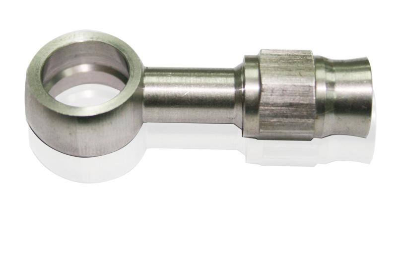 Aeroflow AF213-03L -3 Straight Banjo Hose End Eye Size 7/16 Long AF213-03L