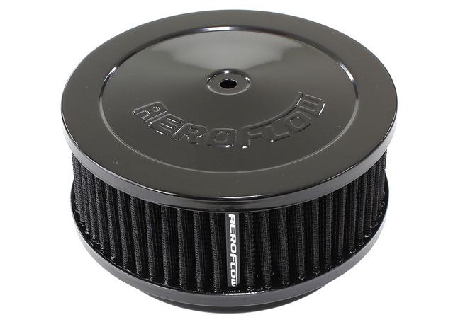 Aeroflow AF2251-1331 6-3/8" X 2-1/2" Air Cleaner Assy 5-1/8" Neck, Black, Cotton