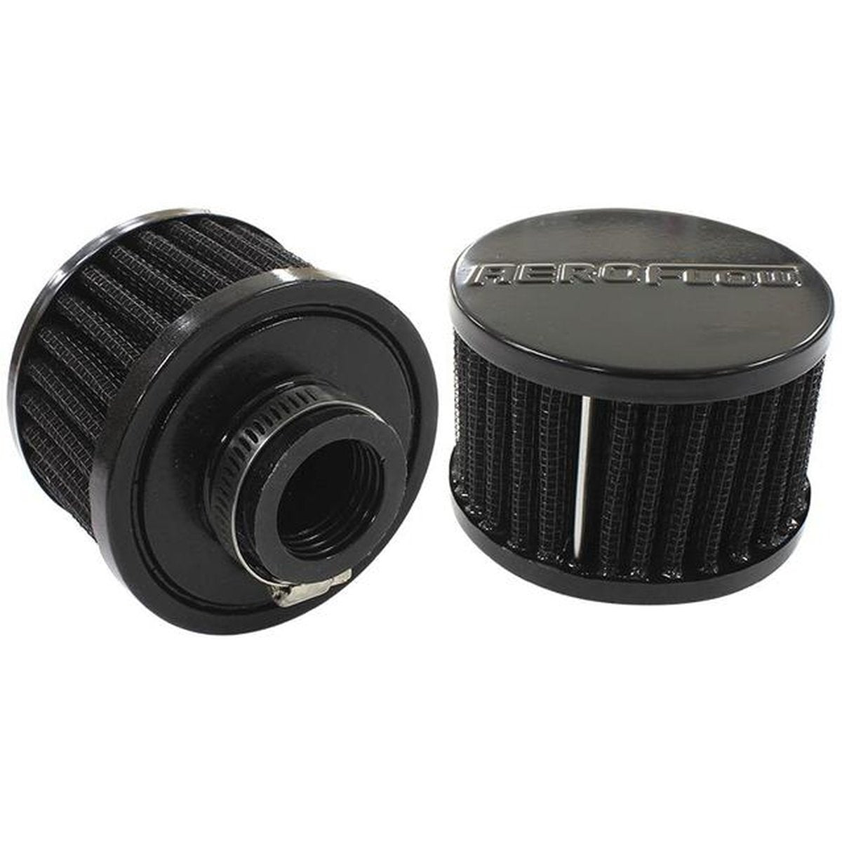 Aeroflow AF2271-1420 1" Univ Clamp On Filter 3" O.D,2-1/4" H, Black Top