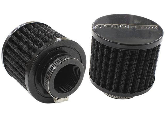 Aeroflow AF2271-1460 1-1/2" Univ Clamp On Filter 3" O.D,2-1/2" H, Black Top