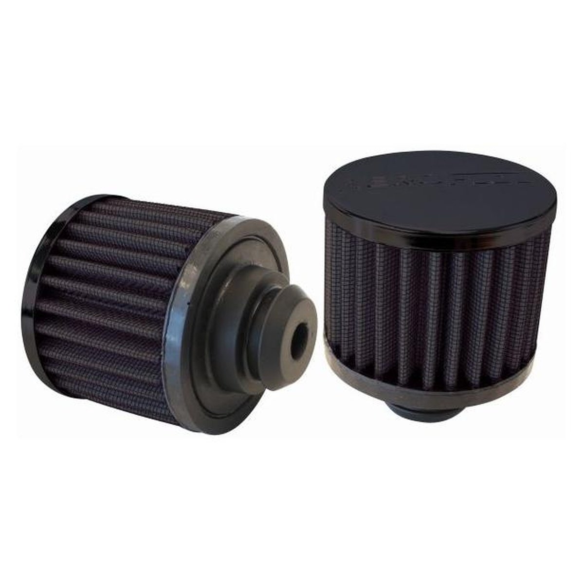 Aeroflow AF2271-1490 1-1/4" Push In Breather Filter 3" O.D,2-1/2" H,Black Top