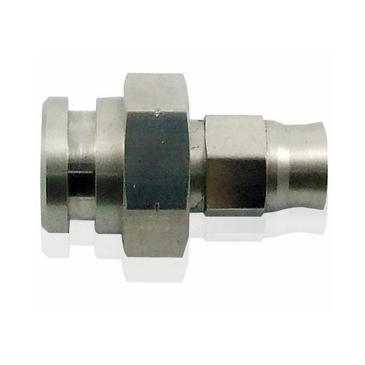 Aeroflow AF230-03 Female Inverted Flare 19mm Hexwith Ret Clip Recess 3/8 X 24