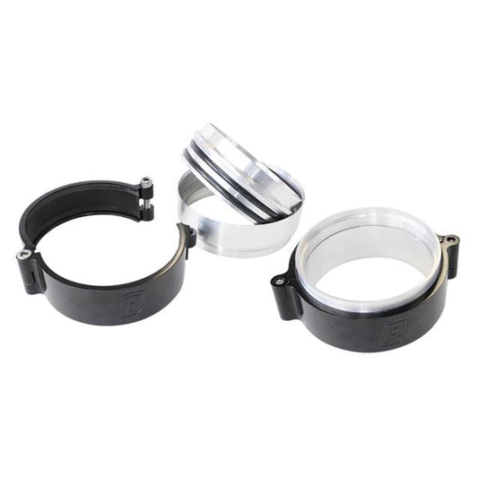 Aeroflow AF25-3500 3.5" Billet Intercooler Clamp Quick Connect Polished