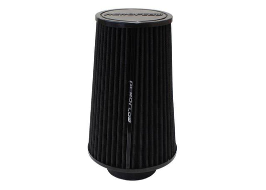 Aeroflow AF2711-0810 3 Clamp-On Round Filter 6.15" O.D, 8.9" High Black