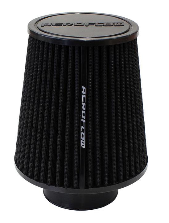 Aeroflow AF2711-0930 3" Clamp-On Tapered Filter 4.6-6" OD, 6.1" High Black