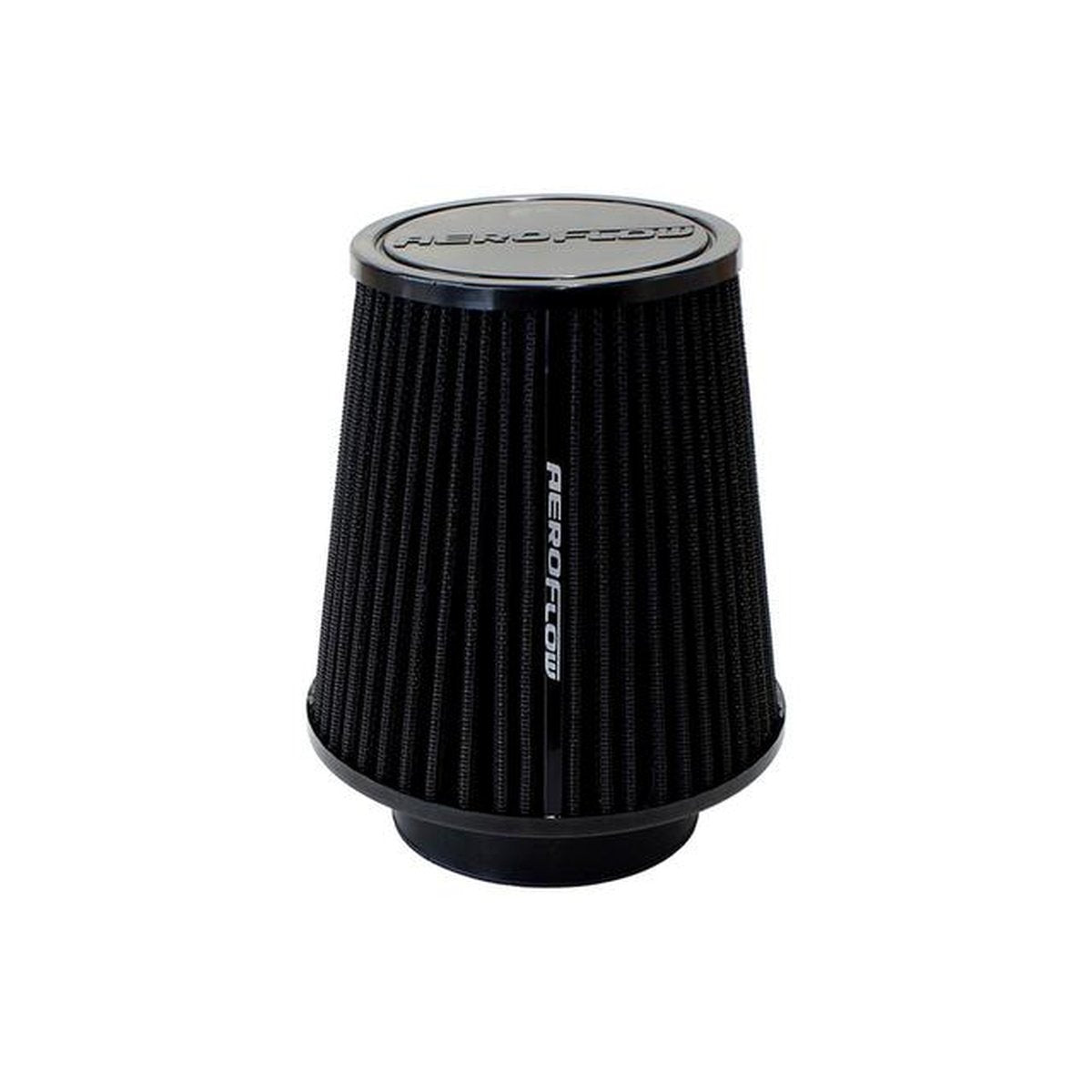 Aeroflow AF2711-0950 3-1/2" Clamp-On Tapered Filter 4.6-6.1" OD, 6.1" High Black