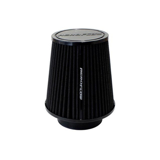 Aeroflow AF2711-0950 3-1/2" Clamp-On Tapered Filter 4.6-6.1" OD, 6.1" High Black
