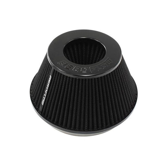 Aeroflow AF2711-1009 6" Clamp-On Tapered Filter 7.6-4.7" OD, 4" High Black