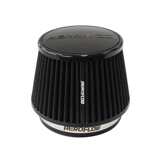 Aeroflow AF2711-5163 5" Clamp-On Tapered Filter 4.6-6.5" OD, 4.15" High Black