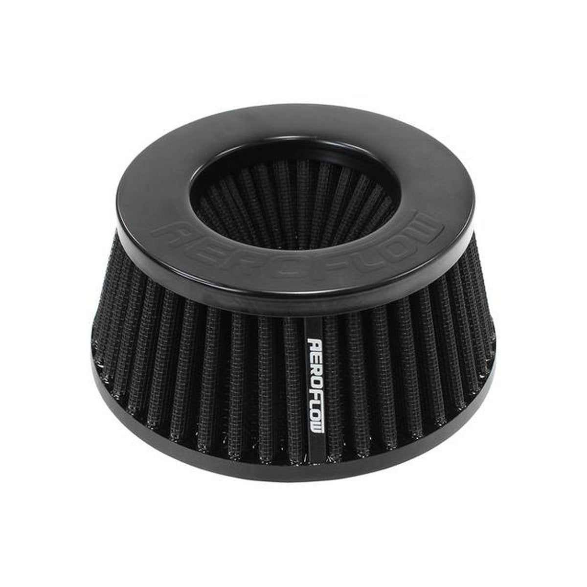 Aeroflow 3" Inverted Tapered Filter 5.25-6" OD, 2.55" High Black
