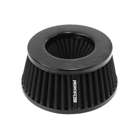 Aeroflow 3" Inverted Tapered Filter 5.25-6" OD, 2.55" High Black