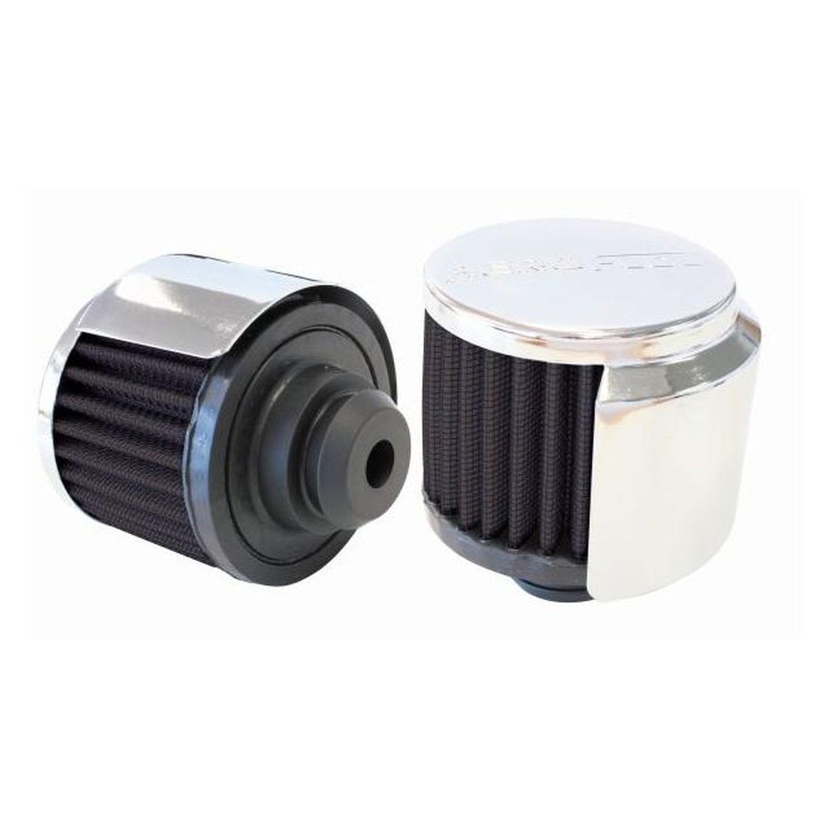 Aeroflow AF2871-1516 1-1/4" Push In Breath W/Shield 3" OD, 2-1/2" High,Chrome Top