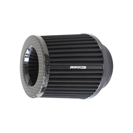 Aeroflow 4" Clamp-On Tapered Filter 5.25-6" OD, 5" High Black