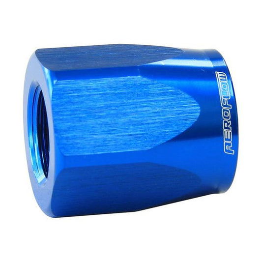 Aeroflow AF298-08DBL Hose End Socket Alloy -8AN Blue Suits Braided Hose AF298-08DBL