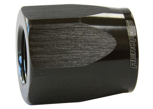 Aeroflow AF298-12DBLK Hose End Socket Alloy -12AN Black Suits Braided Hose AF298-12DBLK