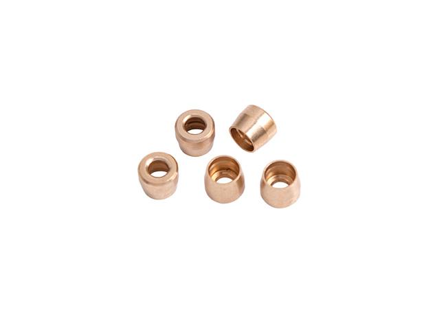 Aeroflow AF299-06 Teflon Brass Olive Insert -6Ansuit Teflon Hose End -6AN 5Pk AF299-06
