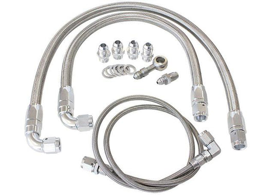 Aeroflow AF30-1002 SS20 Turbo / Water Line & Oil Feed Kit. Fits S14 & S15