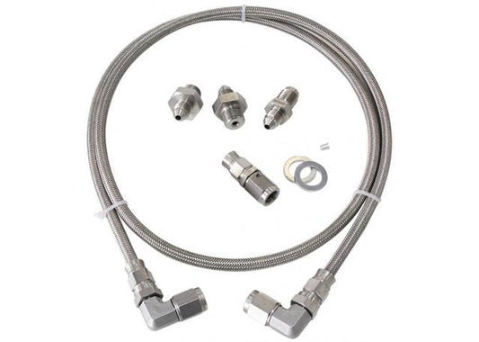 Aeroflow AF30-1004 Universal Turbo Oil Feed Line -3AN Line Kit. 1 Meter Long