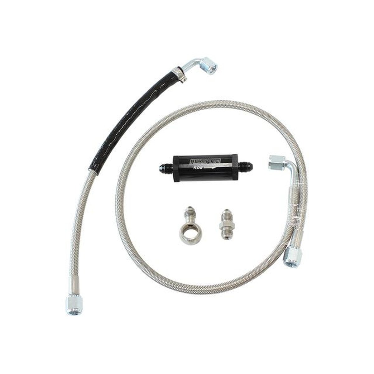 Aeroflow Oil Feed Line Kit Inline 30 Micron Fits Ford Xr6 Fg Turbo
