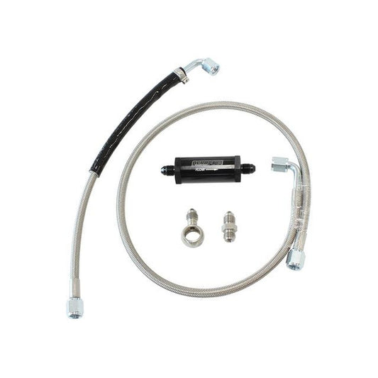 Aeroflow Oil Feed Line Kit Inline 30 Micron Fits Ford Xr6 Fg Turbo
