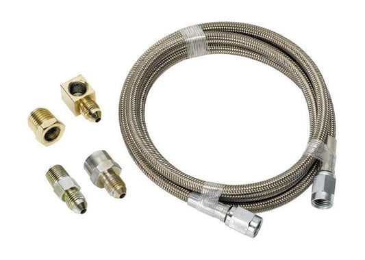 Aeroflow AF30-3003 -3AN X 3Ft Braided SS Line Kit With Fittings Included