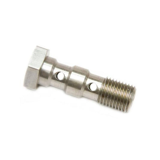 Aeroflow AF305-03 Double Banjo Bolt 3/8 X24 Stainless 31mm Long