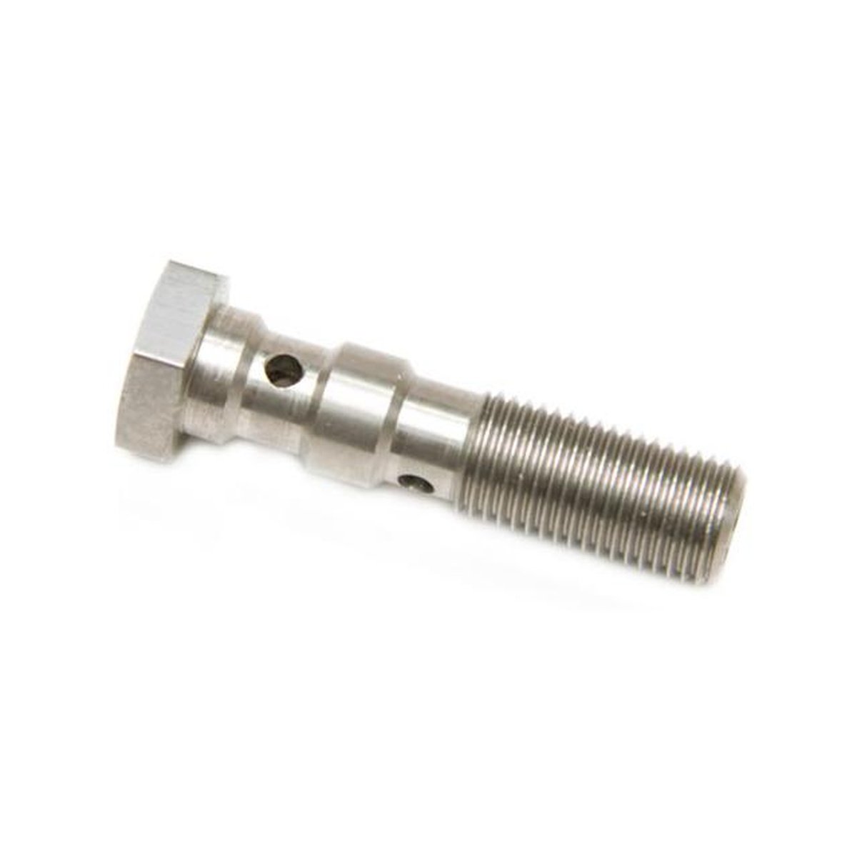 Aeroflow AF305-03L Double Banjo Bolt 3/8 X24 Stainless 40mm Long