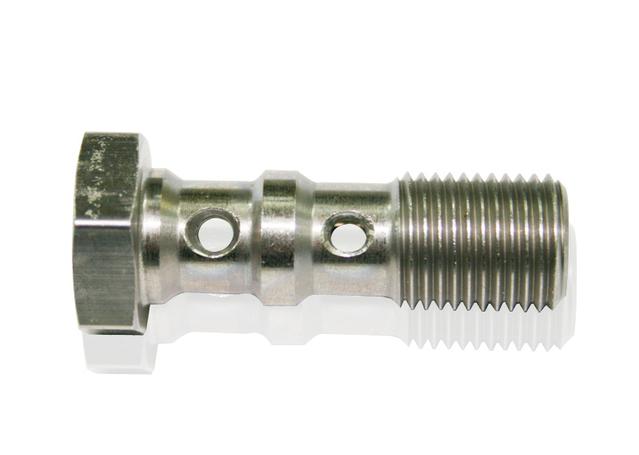 Aeroflow AF306-03 Double Banjo Bolt M10 X 1.00mmStainless 30mm Long