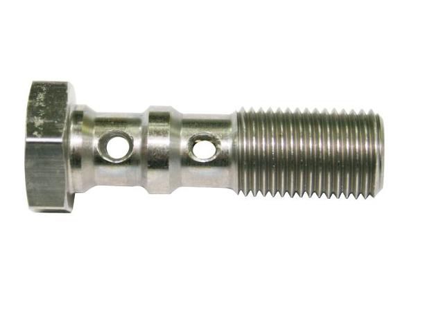 Aeroflow AF306-04L Double Banjo Bolt M12 X 1.00mmStainless 38mm Long
