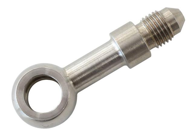 Aeroflow AF310-03L -3AN Straight Male Banjo 10mm Stainless Long Version