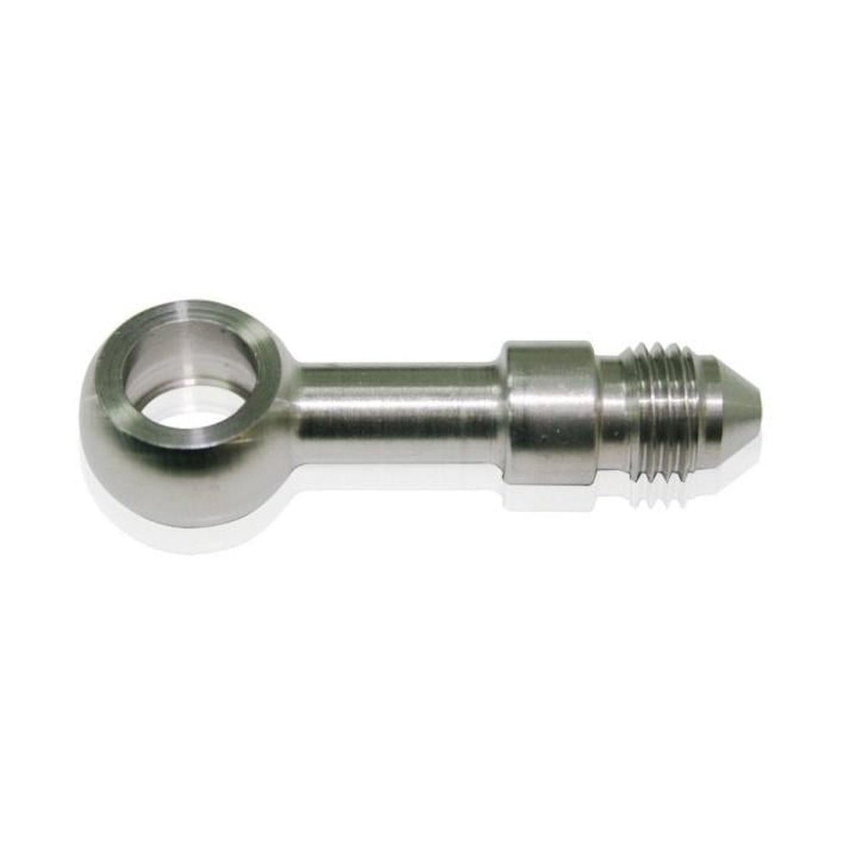 Aeroflow AF310-04L -4AN Straight Male Banjo 10mm Stainless Long Version
