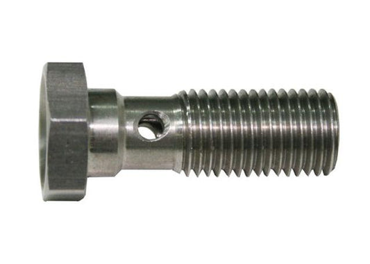 Aeroflow AF300-04L Banjo Bolt -3AN 7/16" X 20Unf Stainless 30mm Long