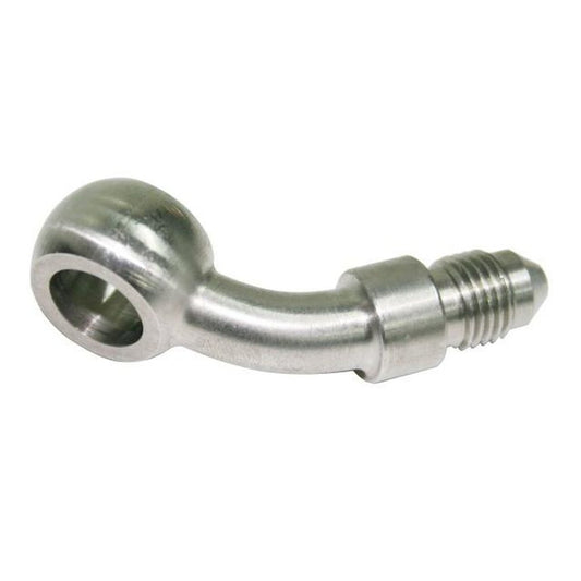 Aeroflow AF336-04 -4AN To 45Deg Banjo 12mm Stainless